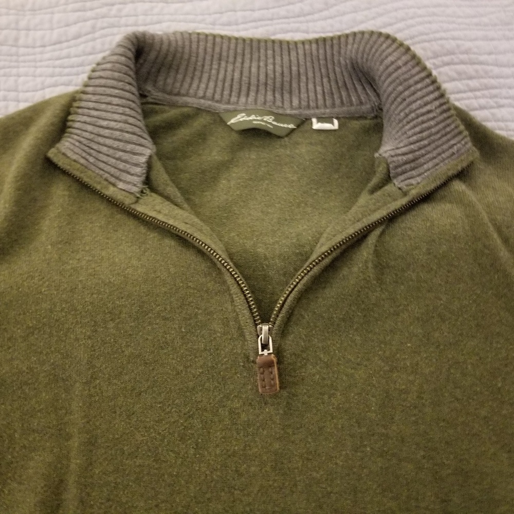 Eddie Bauer Green Pullover